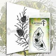 LAVINIA Stamp Fir Cone Branch LAV580